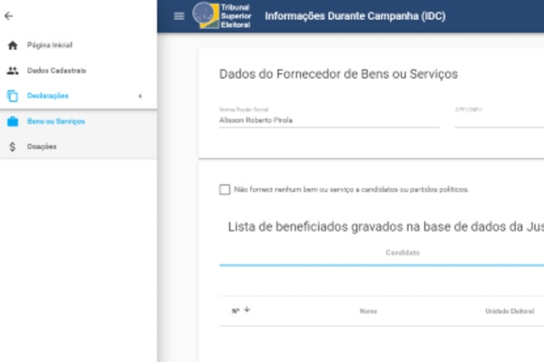 Informações Durante Campanha